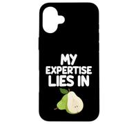 La mia esperienza risiede nelle pere dolci frutti autunnali Bartlett Bosc Custodia per iPhone 16 Plus