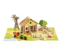 La mia fattoria di legno - Gioco di costruzione - JEUJURA - 145 pezzi