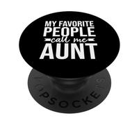 La mia gente preferita mi chiama zia PopSockets PopGrip Adesivo