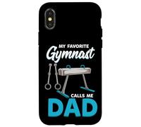 La mia ginnasta preferita mi chiama papà papà ginnico Custodia per iPhone X/XS