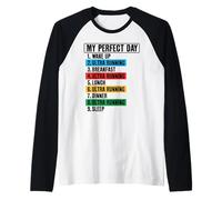 La mia Giornata Perfetta Ultra Running Maglia con Maniche Raglan