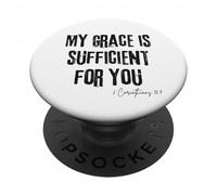 La mia grazia è sufficiente per te 2 Corinzi 12:9 Fede PopSockets PopGrip Adesivo