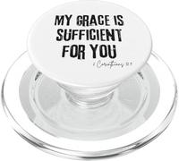 La mia grazia è sufficiente per te 2 Corinzi 12:9 Fede PopSockets PopGrip per MagSafe