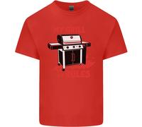 La Mia Griglia, Le Mie Regole, Maglietta Divertente BBQ Per Bambini