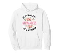 La mia Hostess Preferita Mi Chiama Mamma Hostess Aviazione Felpa con Cappuccio