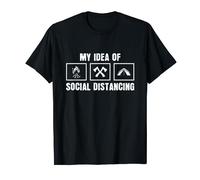 La mia idea di Distanziamento sociale Bushcraft Bushcraft Maglietta
