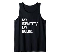 La mia identità le mie regole LGBT Transgender Pride Trans Canotta