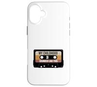 La mia infanzia suonava come questa cassetta retrò Custodia per iPhone 16 Plus