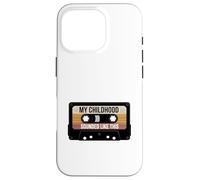 La mia infanzia suonava come questa cassetta retrò Custodia per iPhone 16 Pro