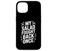La mia insalata ha combattuto una volta Foodie Humor Vegan Vegetariano Scherzo Custodia per iPhone 13