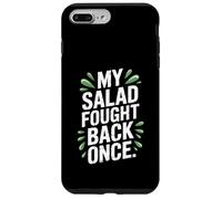 La mia insalata ha combattuto una volta Foodie Humor Vegan Vegetariano Scherzo Custodia per iPhone 7 Plus/8 Plus