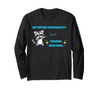 La mia Intera personalità è Una Risposta al Trauma Cute Raccoon Maglia a Manica