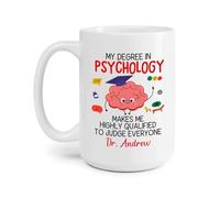 La Mia Laurea In Psicologia Tazze Da Tè Durevole Tazza Colazione Novità Tazza Mug Regalo Carino Per Colleghi Festa Della Mamma Anniversario 330Ml