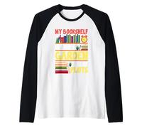 La mia libreria è come un giardino pieno di trame Maglia con Maniche Raglan