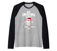 La mia Lista di Natale Anime Manga KPOP Maglia con Maniche Raglan