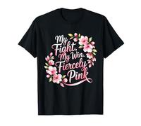La Mia Lotta La Mia Vittoria Rosa Cancro al Seno Maglietta