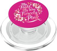 La Mia Lotta La Mia Vittoria Rosa Cancro al Seno PopSockets PopGrip per MagSafe