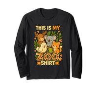La mia maglietta dello zoo Avventura nella savana Maglia a Manica