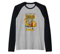 La mia maglietta dello zoo Avventura nella savana Maglia con Maniche Raglan