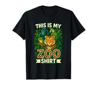La mia maglietta dello zoo Avventura nella savana Maglietta