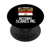 La mia mamma è egiziana niente mi spaventa divertente mamma egiziana PopSockets PopGrip Adesivo