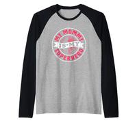 La Mia Mamma È Il Mio Supereroe Bambino I Bambini Madre Maglia con Maniche Raglan