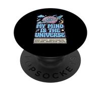 La mia mente è il cervello galassia neurodivergente autistica dell'universo PopSockets PopGrip Adesivo