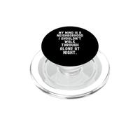 la mia mente è un quartiere in cui non dovrei camminare da solo PopSockets PopGrip per MagSafe