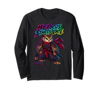 La Mia Mente Si Sveglia Tardi Samurai Gufo Notte Joke Maglia a Manica