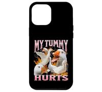 La mia pancia fa male a Funny Goose Meme Bootleg Y2K Graphic Custodia per iPhone 12 Pro Max