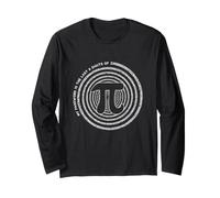 La mia Password è lultima 8 cifre di Pi Matematica Divertente Nerd Geek Maglia a Manica