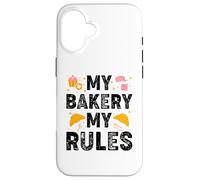La mia pasticceria Le mie regole - Funny Bakery Baker Custodia per iPhone 16