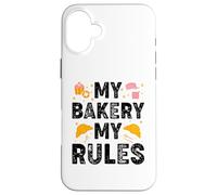 La mia pasticceria Le mie regole - Funny Bakery Baker Custodia per iPhone 16 Plus