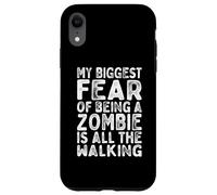 La mia più grande paura di essere zombie è tutto il Halloween a piedi Custodia per iPhone XR