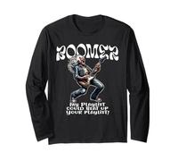 La mia playlist può battere la tua playlist Divertente design Baby Boomer Maglia a Manica