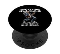 La mia playlist può battere la tua playlist Divertente design Baby Boomer PopSockets PopGrip Adesivo