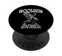 La mia playlist può battere la tua playlist Divertente design Baby Boomer PopSockets PopGrip Adesivo