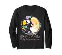 La Mia Prima Comunione per Ragazza Eucaristia Cattolica Maglia a Manica