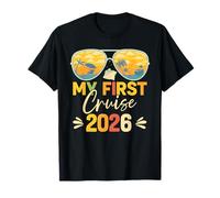 La mia Prima Crociera 2026 Corrispondenza Nave per Vacanze in Famiglia Maglietta