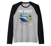 La mia Prima Crociera a Porto Rico Maglia con Maniche Raglan