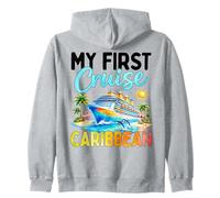 La mia Prima Crociera ai Caraibi Felpa con Cappuccio