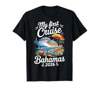 La mia Prima Crociera alle Bahamas 2026 Viaggio di Vacanza Corrispondente alla Famiglia Maglietta