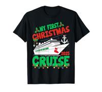 La mia Prima Crociera di Natale 2025 Vacanze in Nave da Crociera Natale Maglietta
