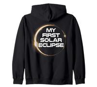 La mia Prima Eclissi Solare 12 Agosto 2026 Design Felpa con Cappuccio