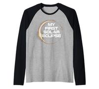 La mia Prima Eclissi Solare 12 Agosto 2026 Design Maglia con Maniche Raglan
