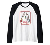 La mia Prima Esecuzione pubblica Vintage Childgame Horror Goth Punk Maglia con Maniche Raglan