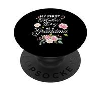 La mia prima festa della mamma come nonna Regali per la festa della mamma PopSockets PopGrip Adesivo