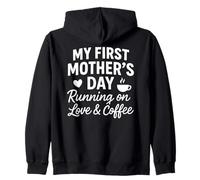 La mia Prima Festa della Mamma in Esecuzione su Amore e caffè - Mamma Felpa con Cappuccio