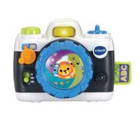 VTech La Mia Prima Fotocamera, Macchina Fotografica Giocattolo per Bambini con Suoni e Flash Realistici, Obiettivo e Ghiera Ruotabili, Lingua Italiana, Batterie Incluse, 12-36 Mesi