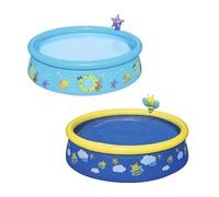 LA MIA PRIMA PISCINA FUORI TERRA FAST SET CON SPRUZZATORE 152X38CM 2 COLORI 5732